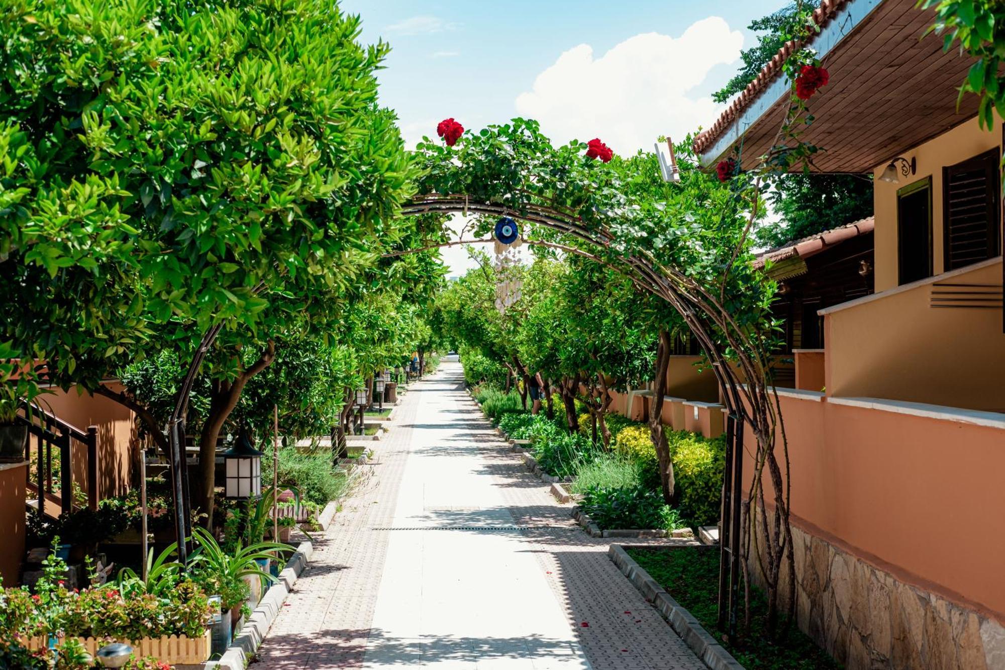 Ozlem Garden Hotel Side Exterior foto