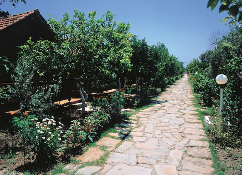 Ozlem Garden Hotel Side Exterior foto